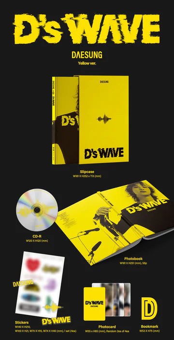 DAESUNG (BIGBANG) - D'S WAVE 1ER MINI ÁLBUM [VERSIÓN AMARILLA]