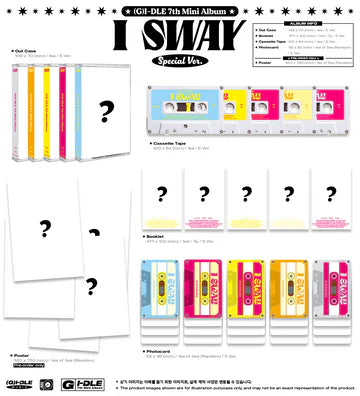 (G)I-DLE - I SWAY 7.º MINI ÁLBUM [VERSIÓN CASSETTE]