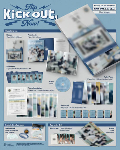 KICKFLIP - KICK OUT, FLIP NOW! 2ND MINI ALBUM