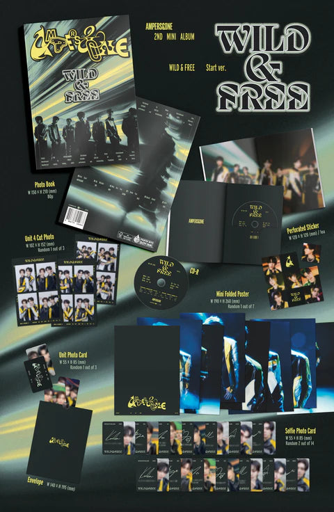 AMPERS&ONE - WILD & FREE 2ND MINI ÁLBUM [START VER.]