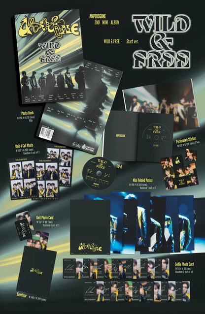 AMPERS&ONE - WILD & FREE 2ND MINI ÁLBUM [START VER.]