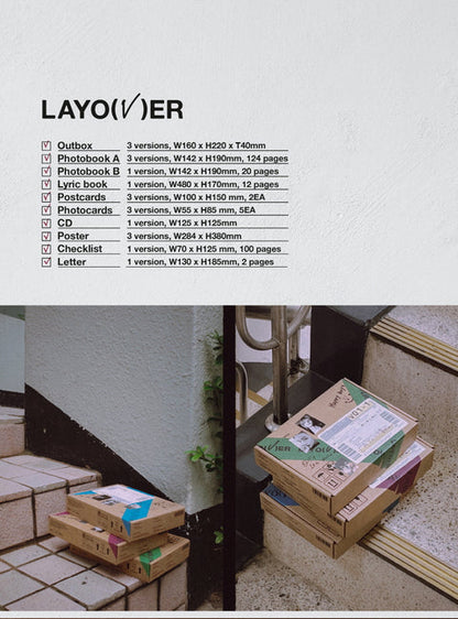 V (BTS) - ÁLBUM DE LAYOVER [VERSIÓN DEL LIBRO DE FOTO]