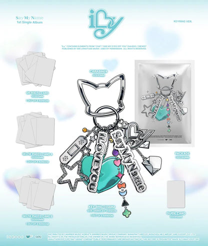 SAY MY NAME - ILY 1ST SINGLE ALBUM [KEYRING VER.]