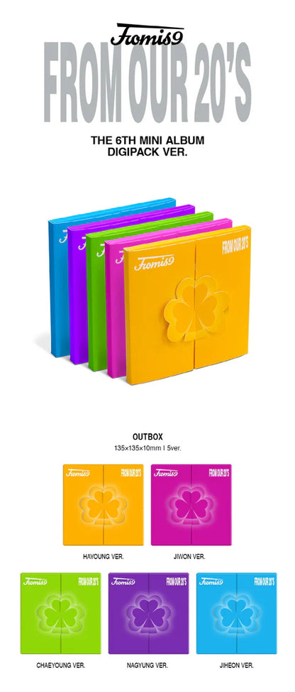 FROMIS_9 - DESDE FUERA 20' 6TO MINI ÁLBUM [VERSIÓN DIGIPACK]