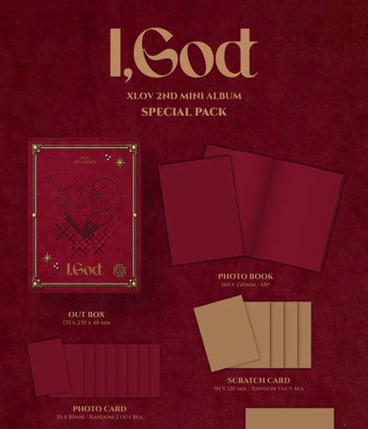 (PRE-ORDER) XLOV - I, GOD 2ND MINI ALBUM [SPECIAL PACK]