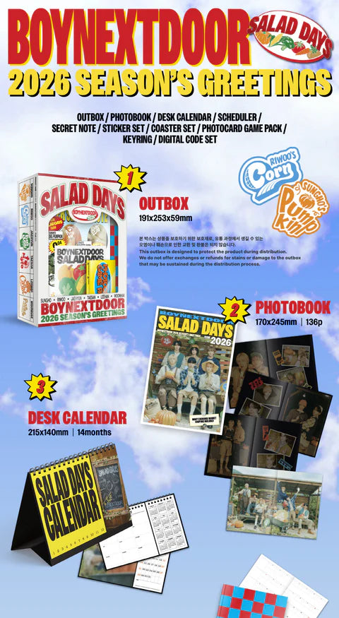 BOYNEXTDOOR - FELICITACIONES DE TEMPORADA 2026 [DÍAS DE ENSALADA]