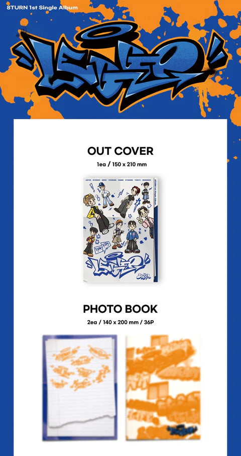 8TURN - LEGGO 1ST SINGLE ALBUM