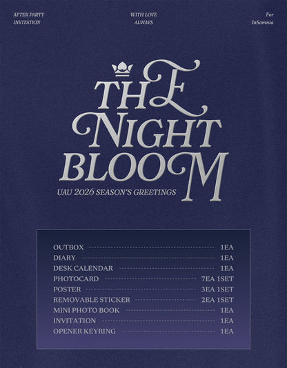 UAU - 2026 SEASON'S GREETINGS [THE NIGHT BLOOM]