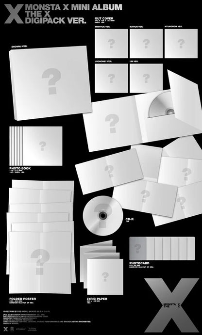 MONSTA X - THE X 13TH MINI ALBUM [DIGIPACK VER.]