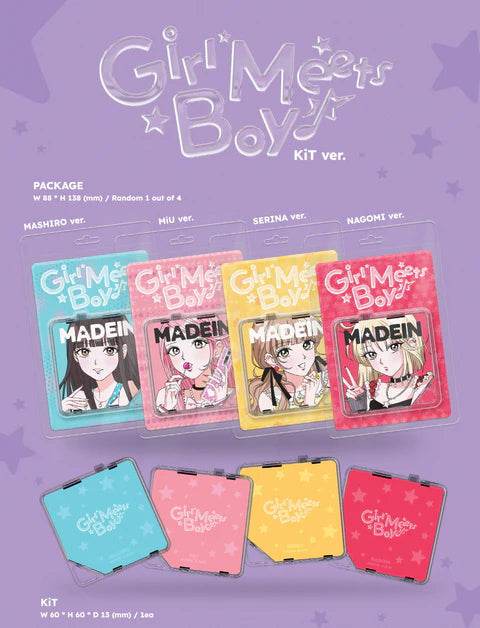 MADEIN - GIRL MEETS BOY ALBUM [KiT VER.]