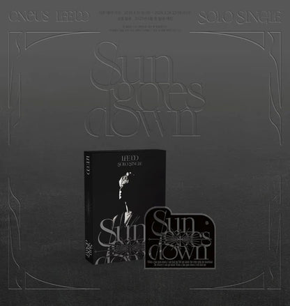 LEEDO (ONEUS) - SUN GOES DOWN SOLO SINGLE ALBUM [POCAALBUM VER.]