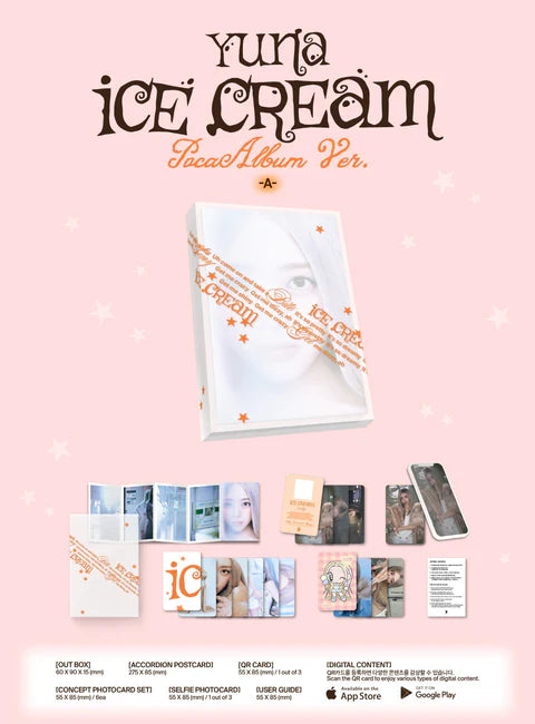 YUNA (ITZY) - ICE CREAM 1ST MINI ALBUM [POCAALBUM VER.]
