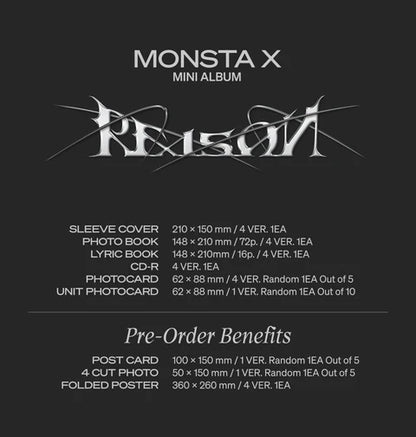 MONSTA X - REASON 12º MINI ÁLBUM