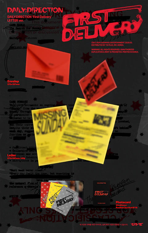DAILY:DIRECTION - FIRST:DELIVERY 1ST ALBUM [LETTER VER.]