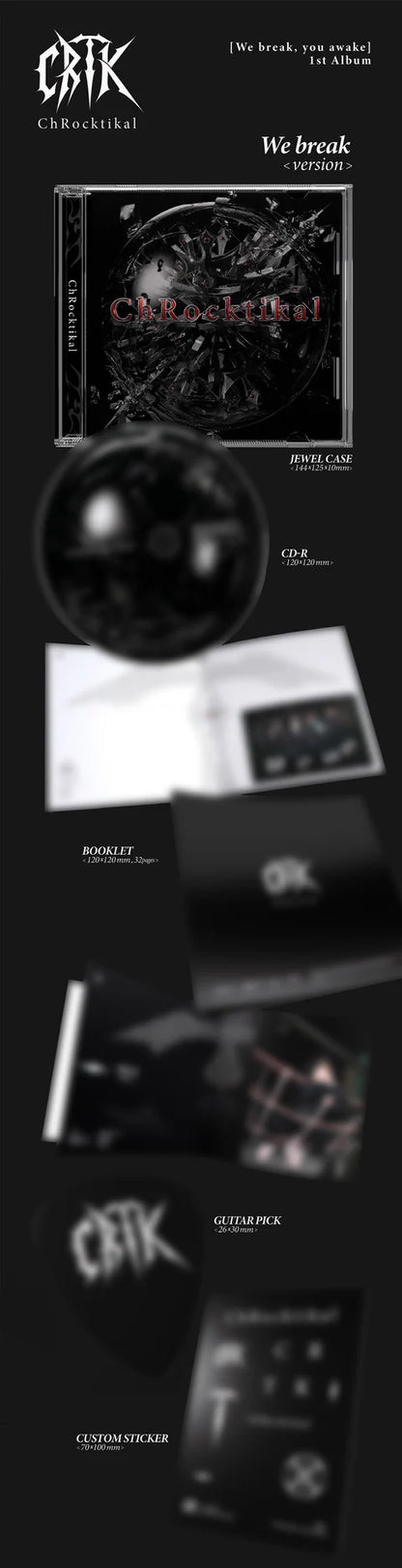 CHROCKTIKAL - WE BREAKM, YOU AWAKE 1ST ALBUM