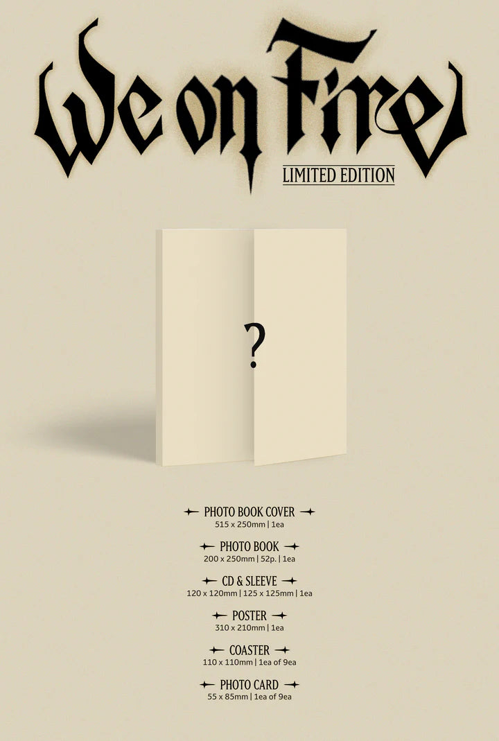 (PRE-ORDER) &TEAM - WE ON FIRE 3RD EP ALBUM [LIMITED EDITION VER.]