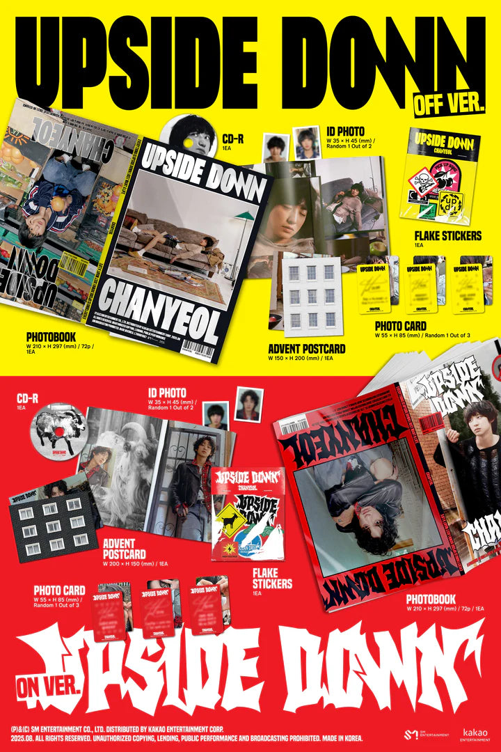 CHANYEOL (EXO) - UPSIDE DOWN 2DO MINI ÁLBUM [VERSIÓN PHOTOBOOK]