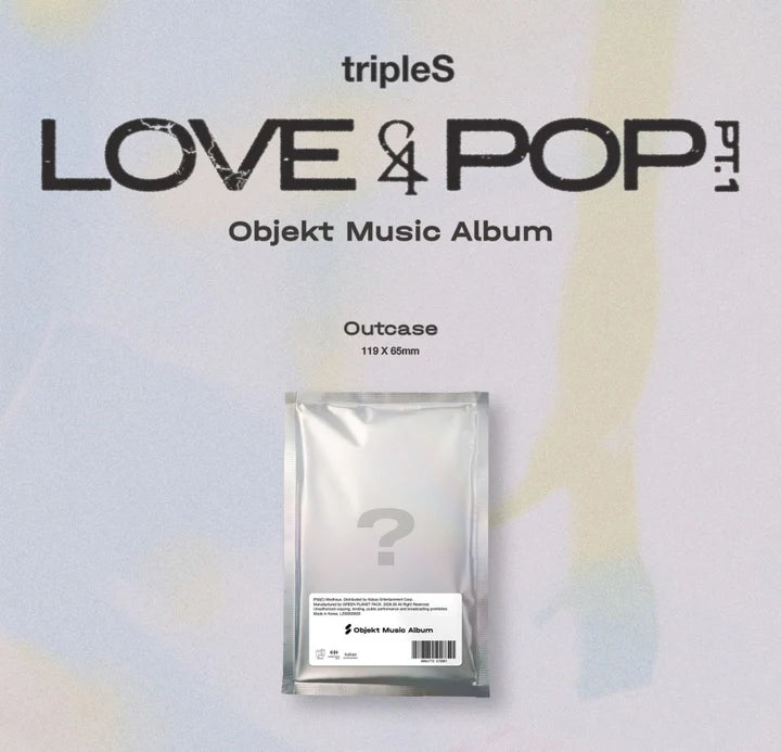 (PRE-ORDER) TRIPLES - LOVE & POP PT.1 ALBUM [OBJEKT MUSIC ALBUM]