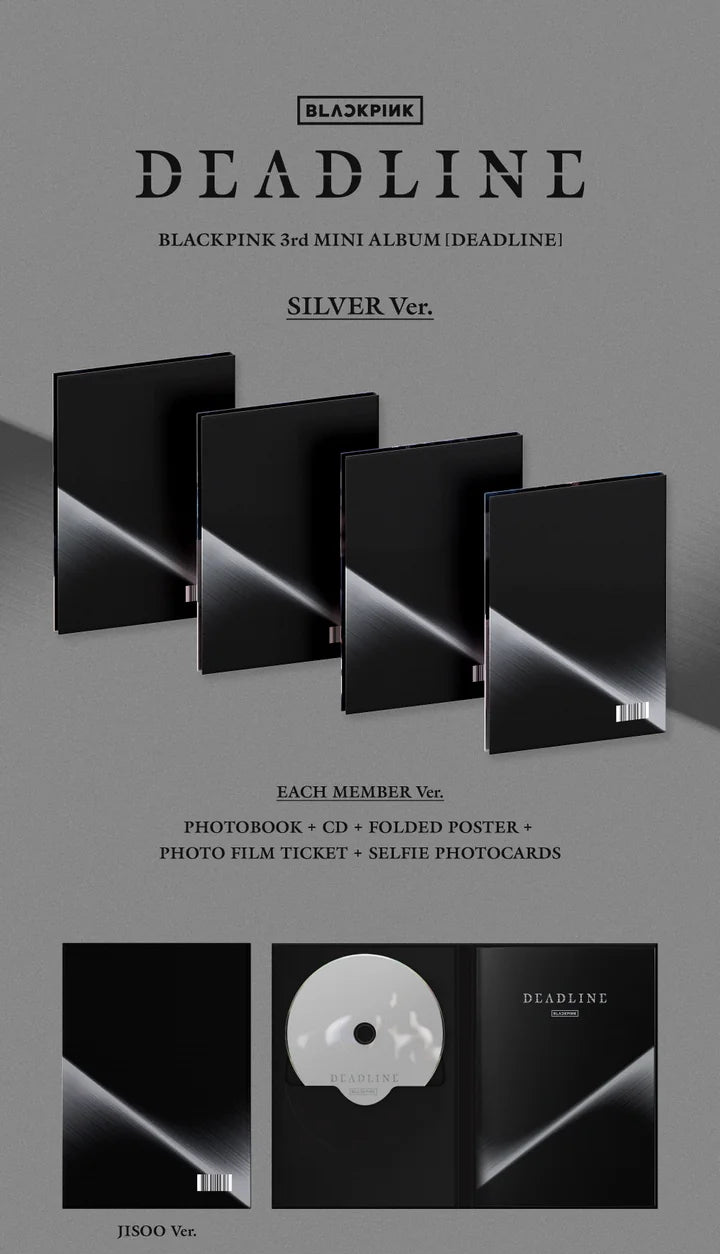 BLACKPINK - DEADLINE 3RD MINI ALBUM [SILVER VER.]