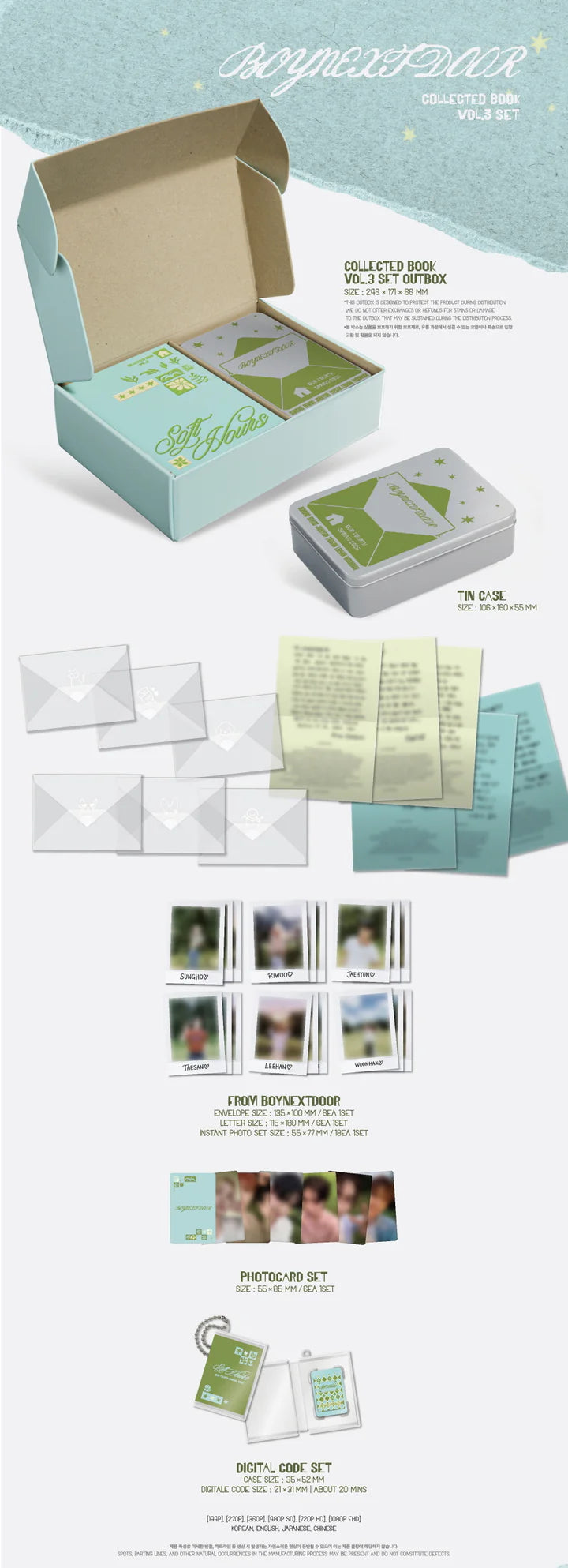 BOYNEXTDOOR COLLECTED BOOK VOL.3 SET