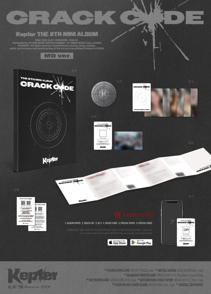 KEP1ER - CRACK CODE 8TH MINI ALBUM [MD VER.]