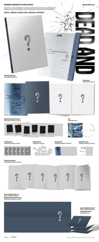 XDINARY HEROES - DEAD AND 8TH MINI ALBUM [PHOTOBOOK VER.]