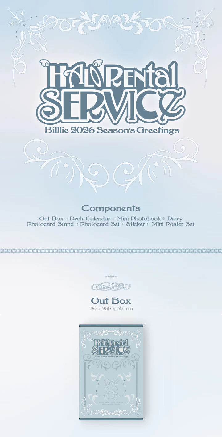 BILLLIE - 2026 SEASON'S GREETINGS [HALO RENTAL SERVICE]