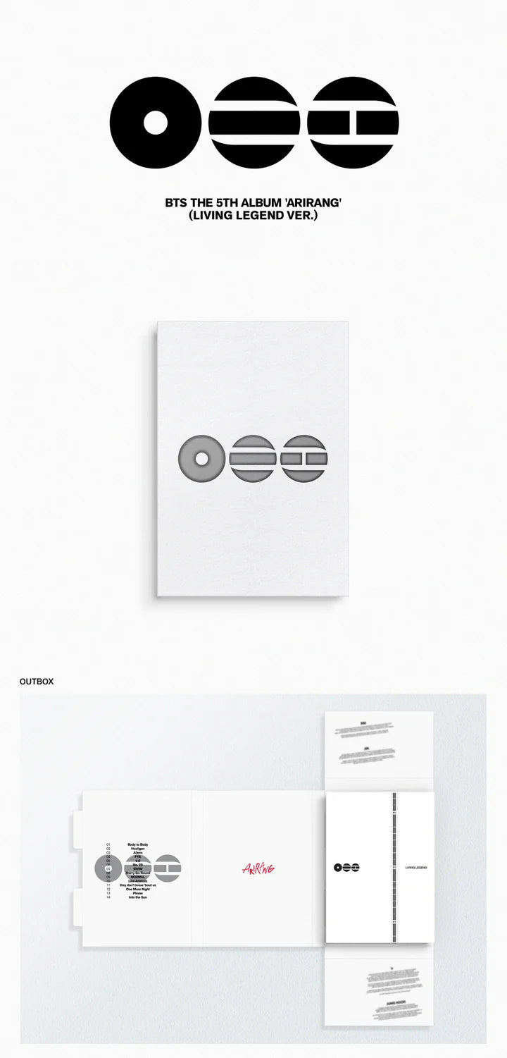 (PRE-ORDER) BTS - ARIRANG 5TH ALBUM [LIVING LEGEND VER.]