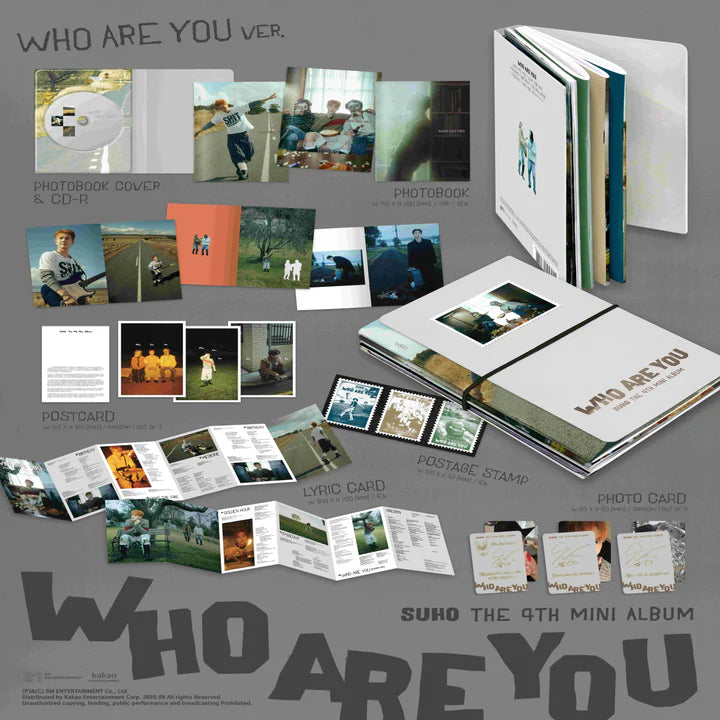 SUHO (EXO) - WHO ARE YOU 4TO MINI ÁLBUM [VERSIÓN WHO ARE YOU]