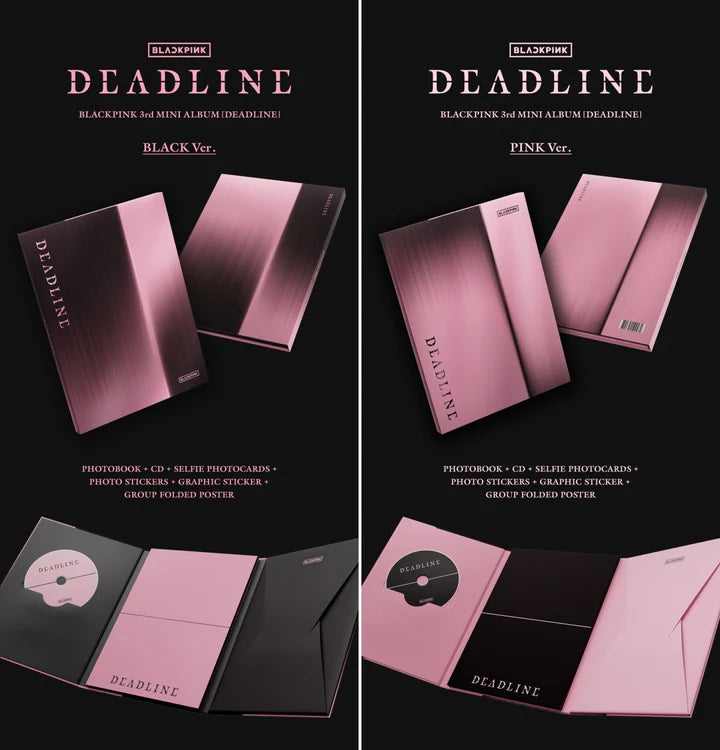 BLACKPINK - DEADLINE 3RD MINI ALBUM POB