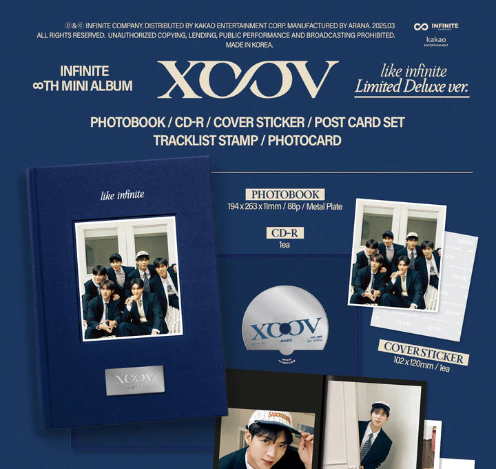 INFINITE - LIKE INFINITE 8TH MINI ALBUM [DELUXE VER.]