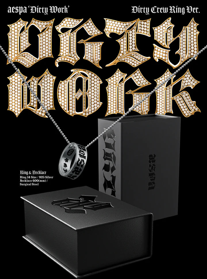 AESPA - DIRTY WORK ÁLBUM SENCILLO [DIRTY CREW RING VER.]