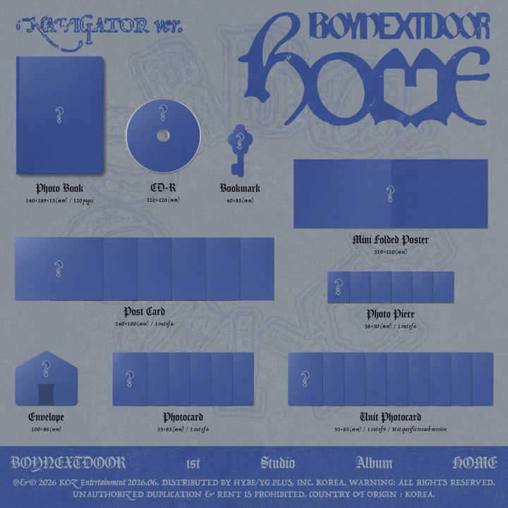 (PRE-ORDER) BOYNEXTDOOR - HOME 1ST STUDIO ALBUM POB