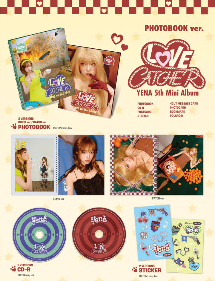 YENA - LOVE CATCHER 5TH MINI ALBUM