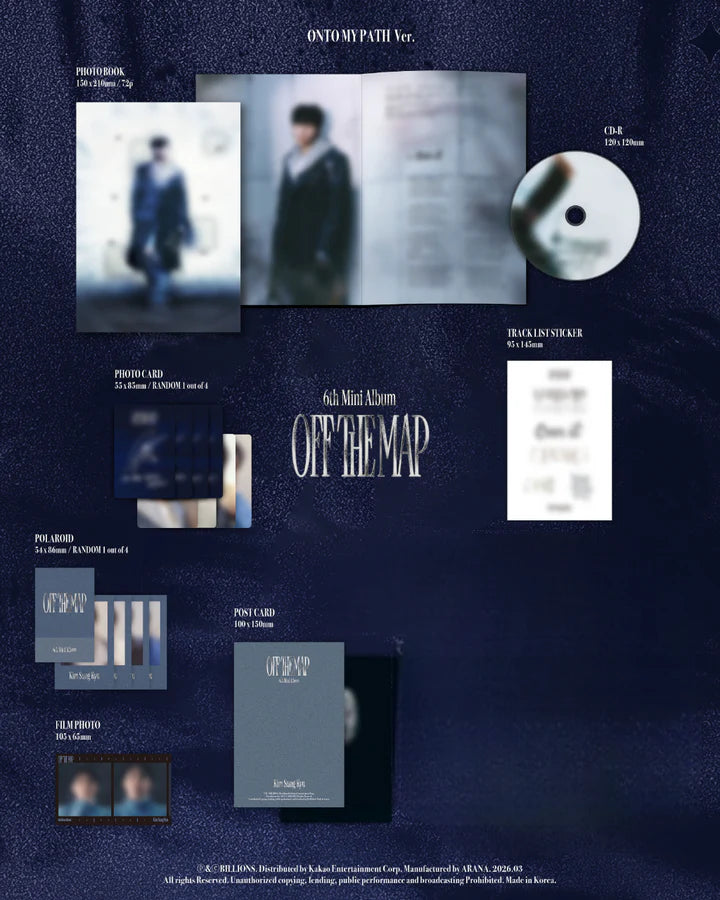 KIM SUNG KYU - OFF THE MAP 6TH MINI ALBUM