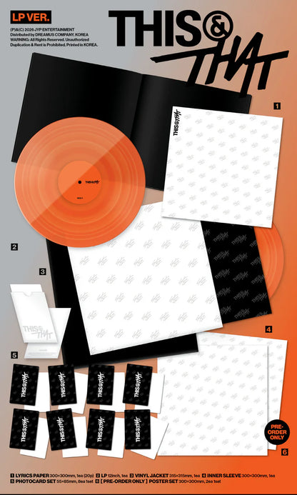 STRAY KIDS - THIS & THAT 10TH MINI ALBUM [LP VYNIL VER.]