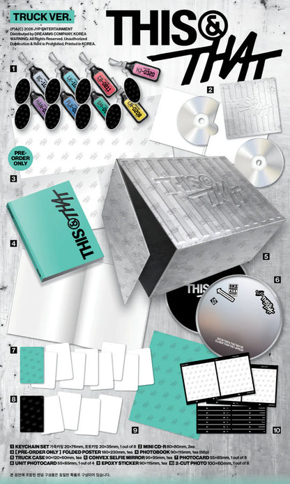 STRAY KIDS - THIS & THAT 10TH MINI ALBUM [TRUCK VER.]