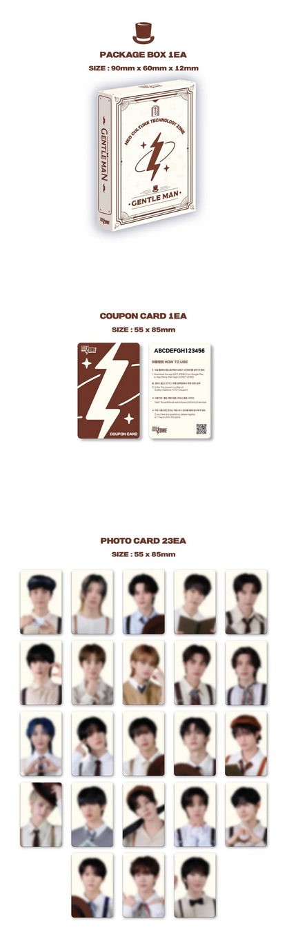 NCT - NCT ZONE COUPON CARD [GENTLE MAN VER.]