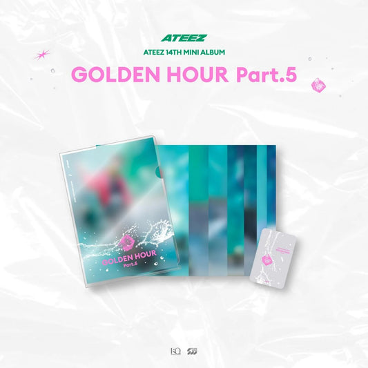 (PRE-ORDER) ATEEZ - GOLDEN HOUR: PART.5 POP-UP STORE MD L-HOLDER PHOTO SET