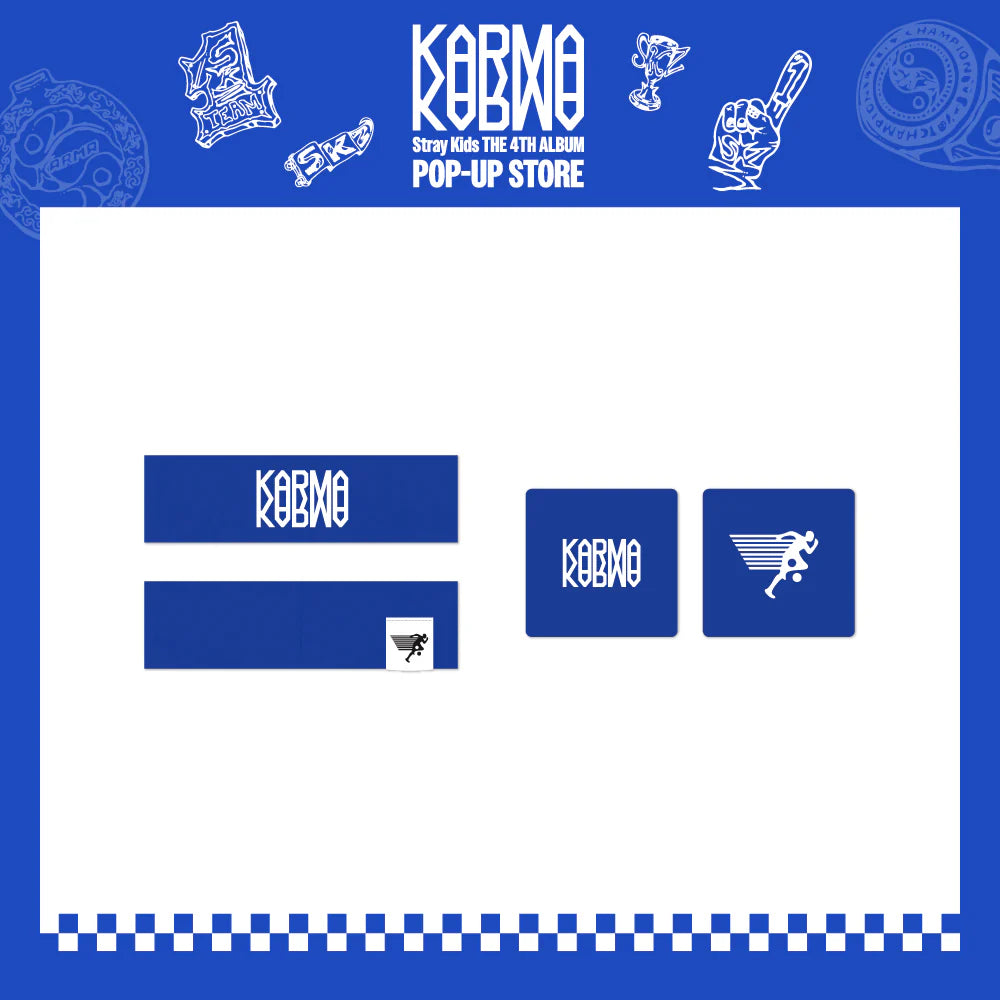 STRAY KIDS - KARMA POP-UP STORE MD CONJUNTO DE DIADEMA Y BANDA PARA EL SUDOR