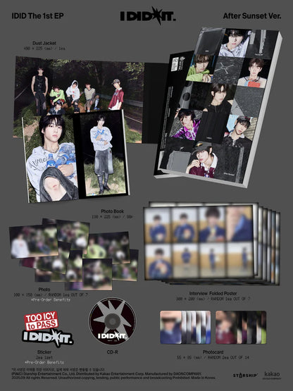 IDID - I DID IT 1ST MINI ALBUM