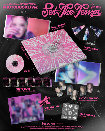 IZNA - SET THE TEMPO 3RD MINI ALBUM [PHOTOBOOK VER.]