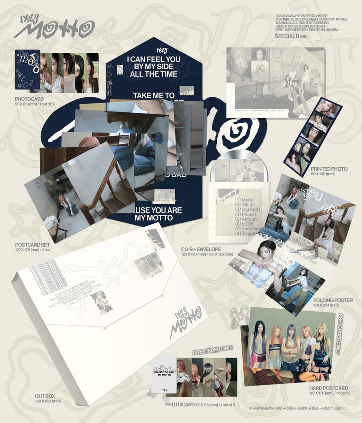 ITZY - MOTTO 12TH MINI ALBUM [SPECIAL VER.]