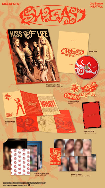 KISS OF LIFE - SWEAT 3RD SINGLE ALBUM