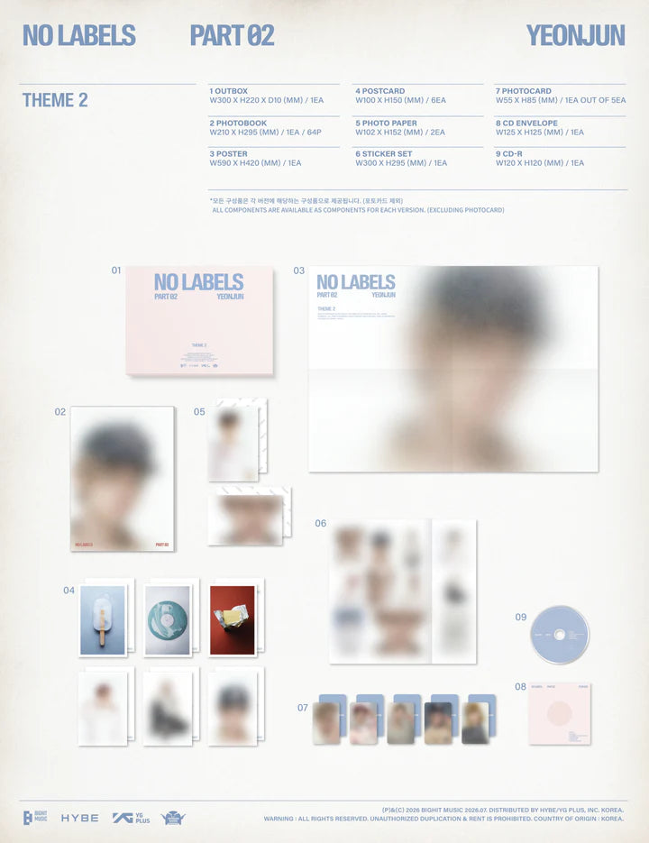YEONJUN (TXT) - NO LABELS: PART 02 MINI ALBUM