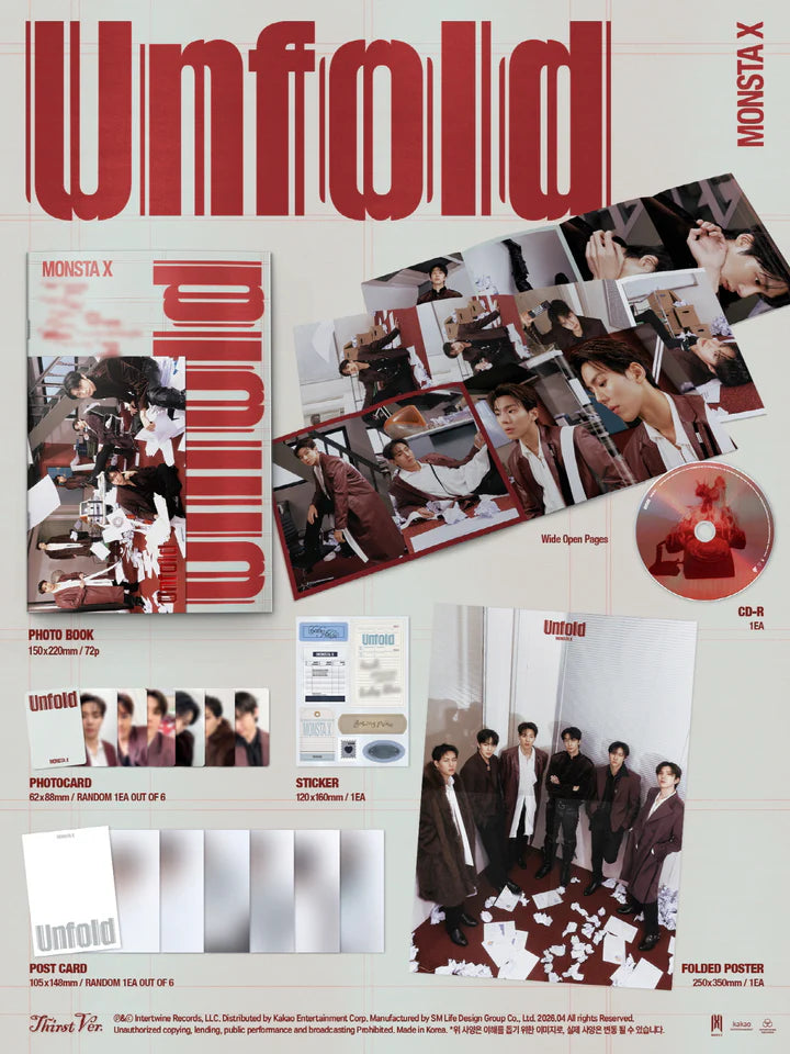 MONSTAX - UNFOLD AMERCAN STUDIO ALBUM