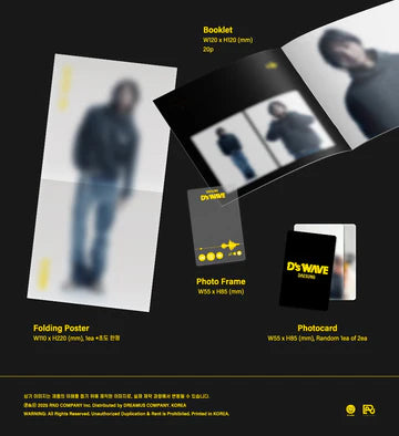 DAESUNG (BIGBANG) - D'S WAVE 1ST MINI ALBUM [BLACK VER.] JEWEL CASE
