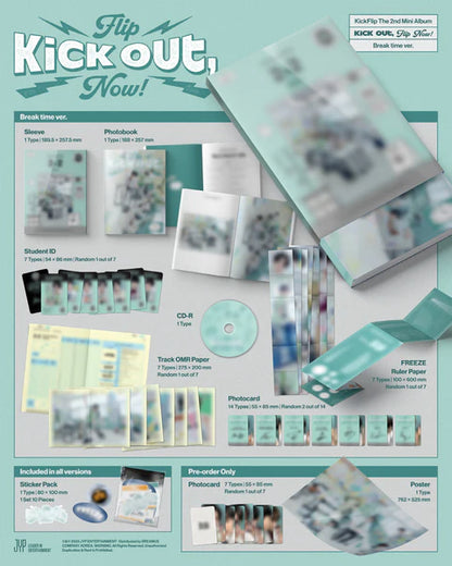 KICKFLIP - KICK OUT, FLIP NOW! 2ND MINI ALBUM