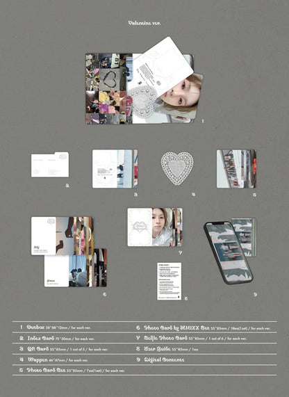 NMIXX - BLUE VALENTINE 1ST ALBUM [POCAALBUM VER.]