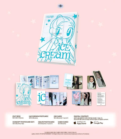 YUNA (ITZY) - ICE CREAM 1ST MINI ALBUM [POCAALBUM VER.]